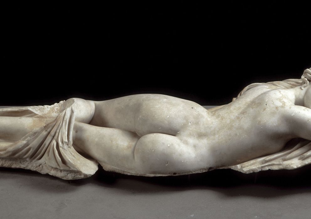 Foto: Hermafrodita dormido, escultura romana del siglo I a.C.