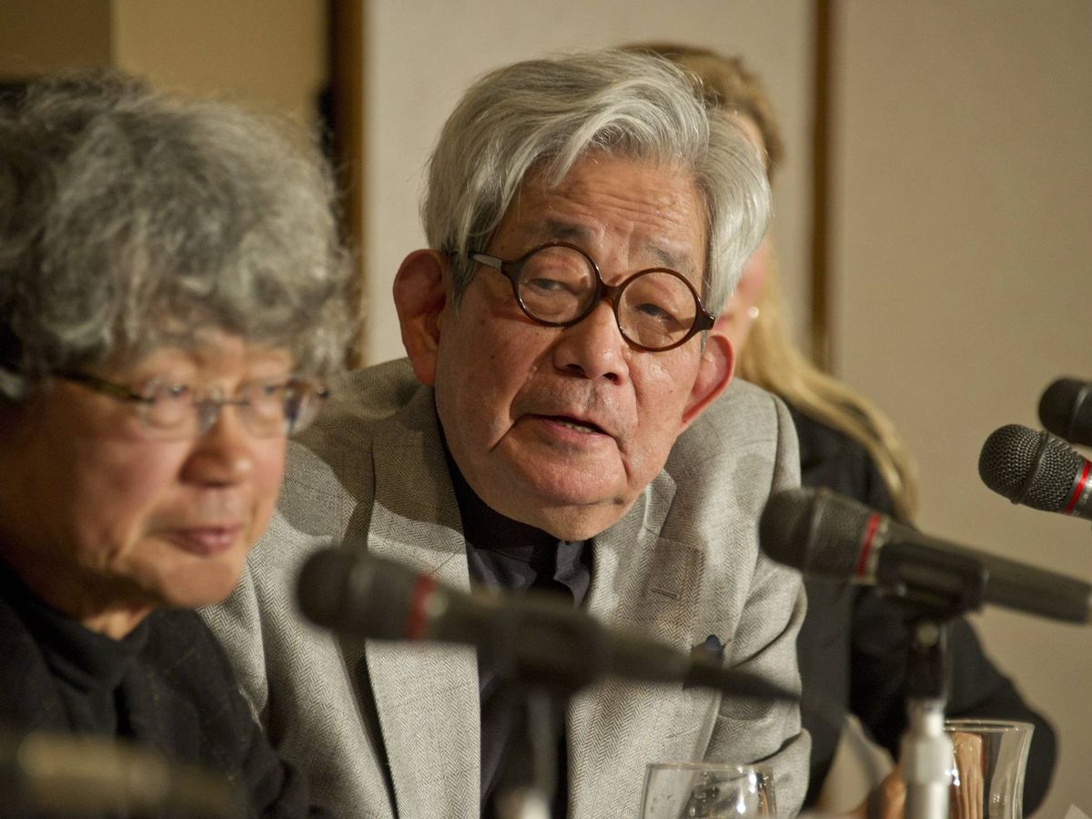 Foto: El escritor japonés y Premio Nobel de literatura Kenzaburo Oe.