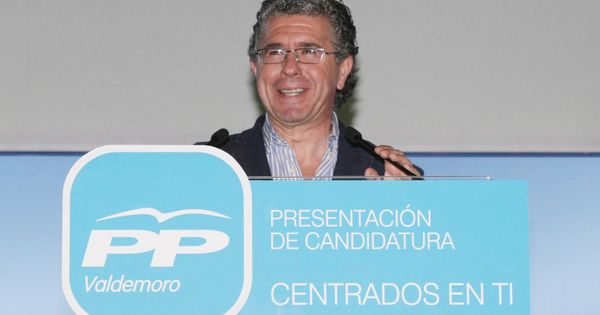 Foto: Francisco Granados, en un acto electoral en Valdemoro. (EFE)