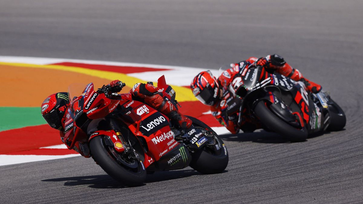 Bagnaia confirma la superioridad de Ducati en una jornada aciaga para Marc Márquez