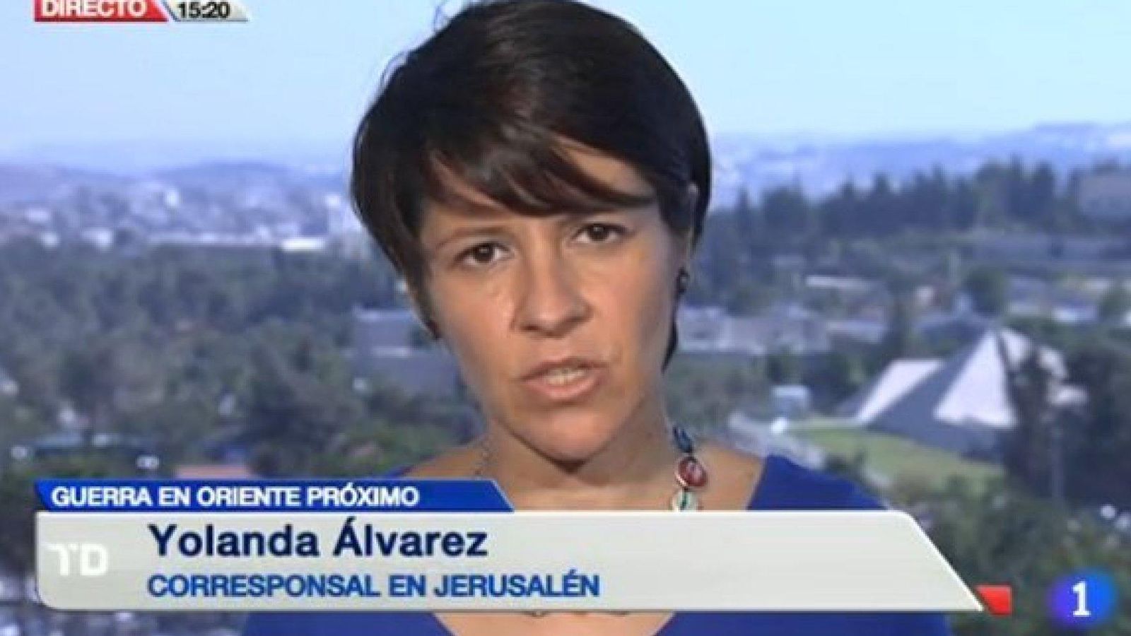 Foto: Yolanda Álvarez, periodista de TVE.