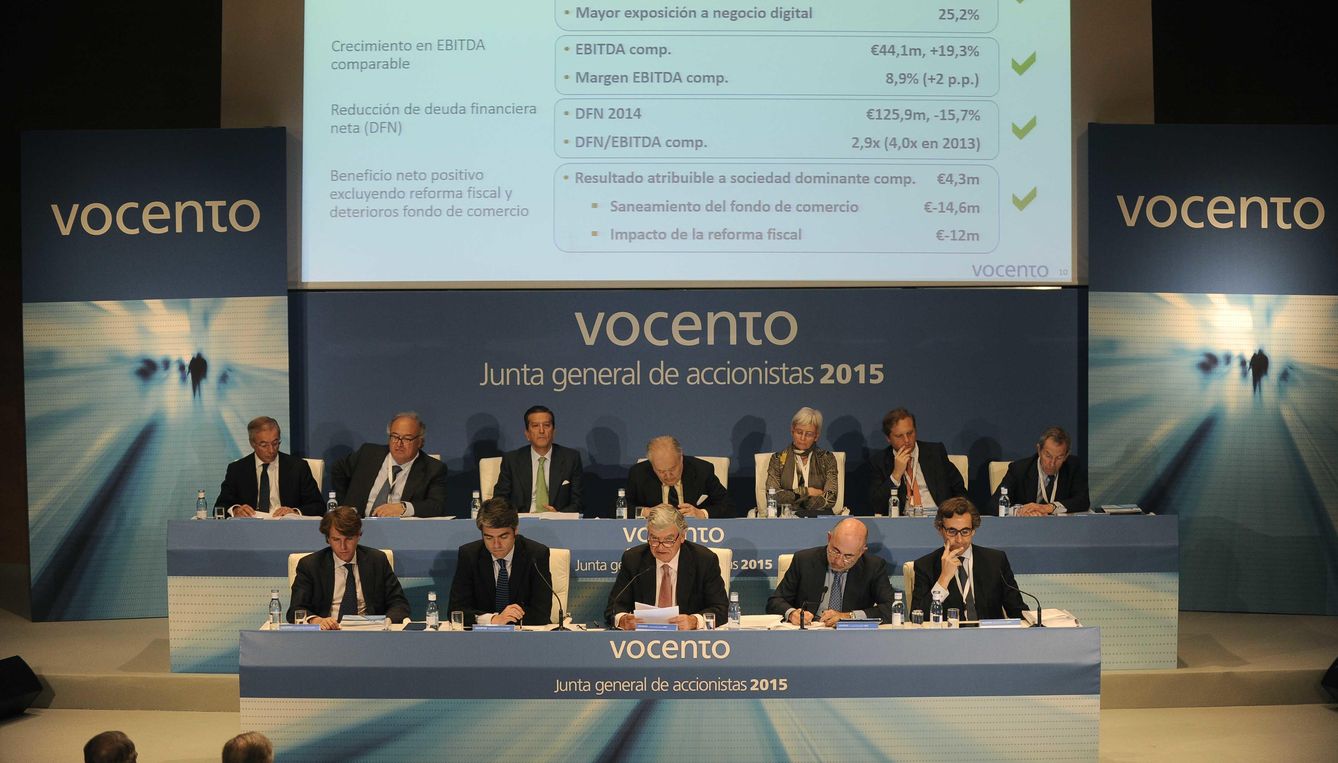 Junta general de accionistas de Vocento 2015. (EFE)