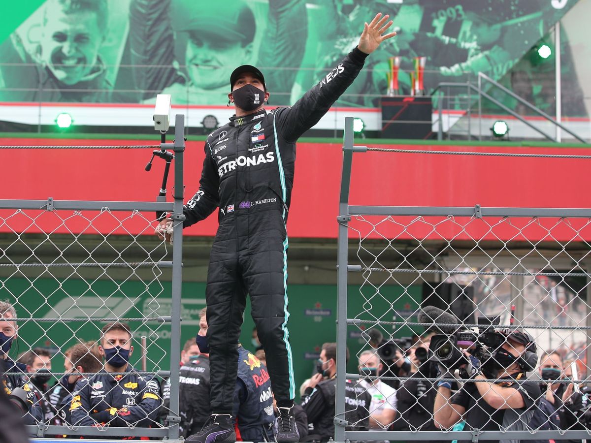 Foto: Hamilton superó el récord de victorias de Michael Schumacher en la F1. (Reuters)