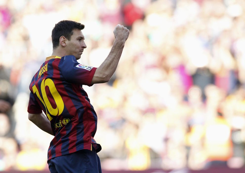 Foto: Leo Messi celebra un gol la temporada pasada (Reuters).