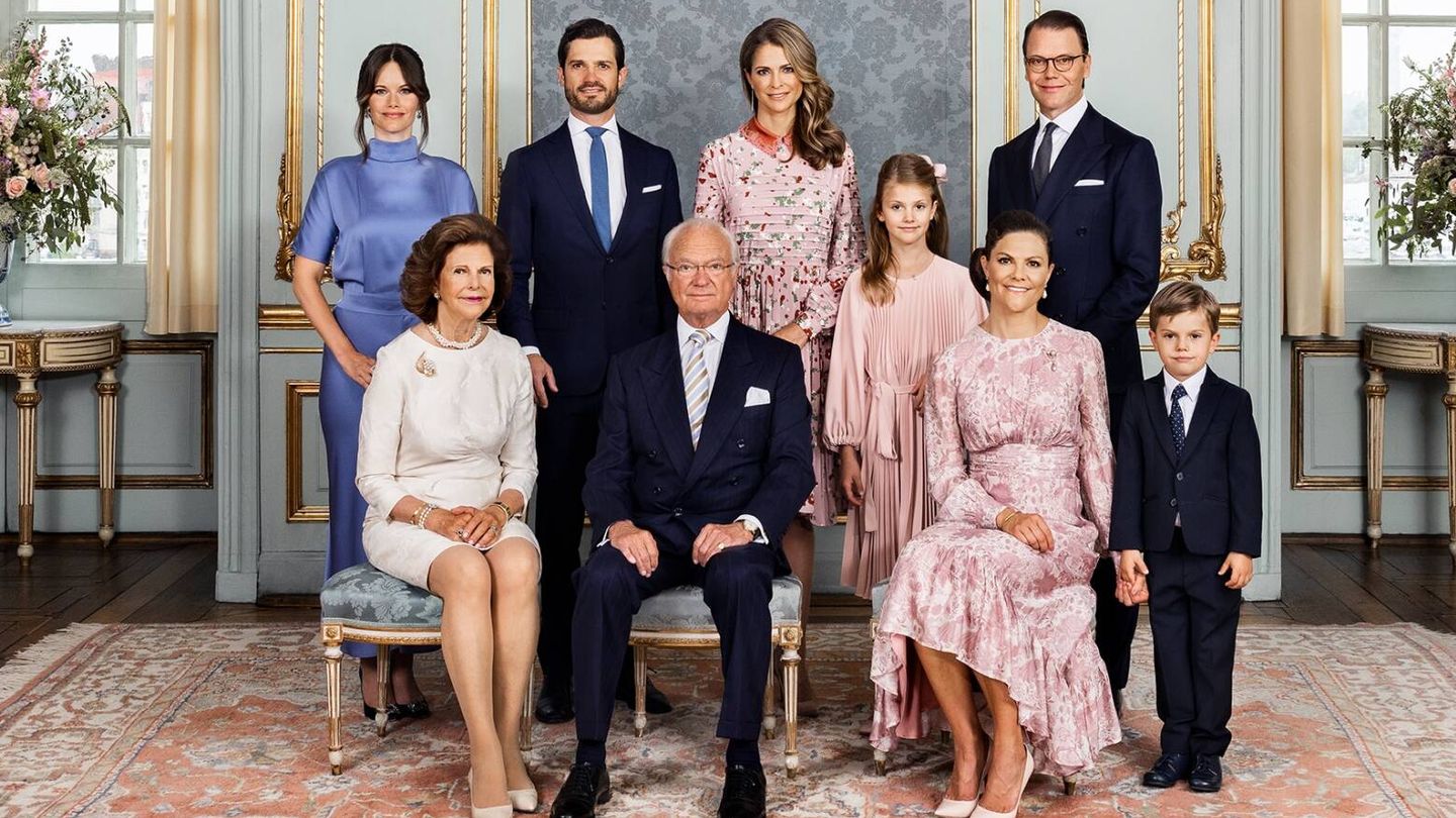 Los miembros de la familia real sueca. (Kungahuset)