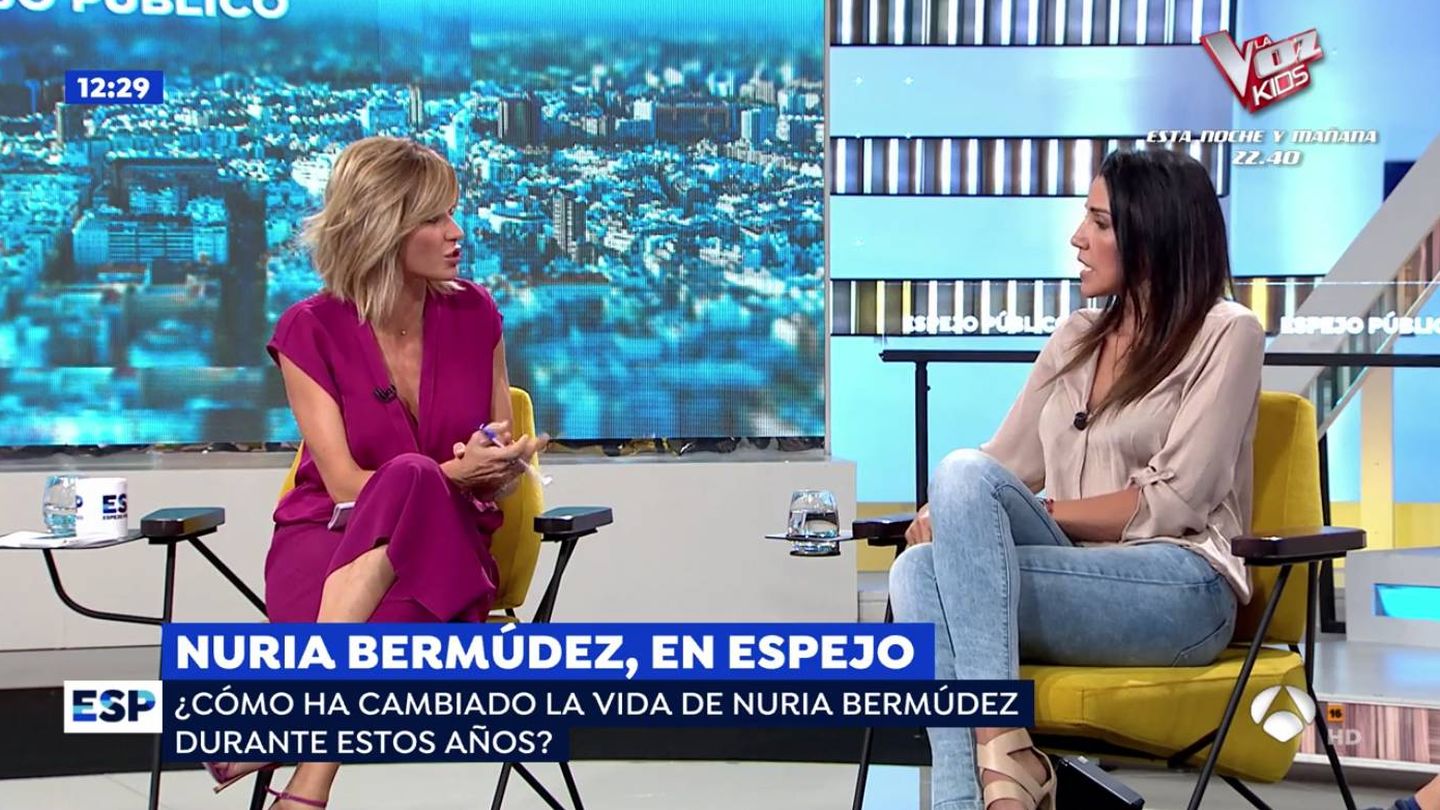 Susanna Griso con Nuria Bermúdez. (Atresmedia)