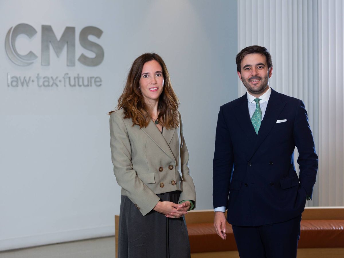 Foto: Elena Alcázar y Juan Moreno, nuevos socios de CMS Albiñana & Suárez de Lezo.