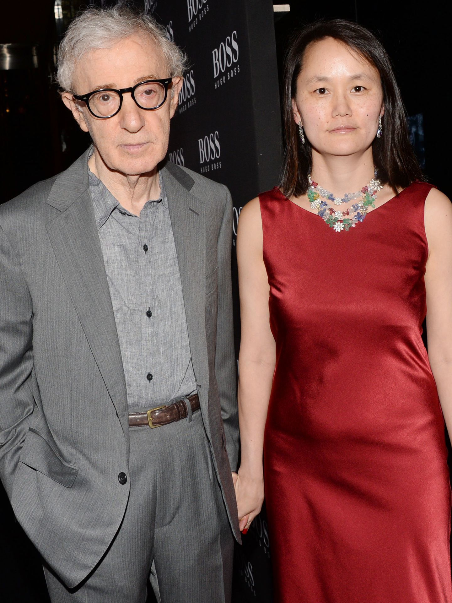 Woody Allen y su mujer Soon Yi Previn. Nueva York. (2013)