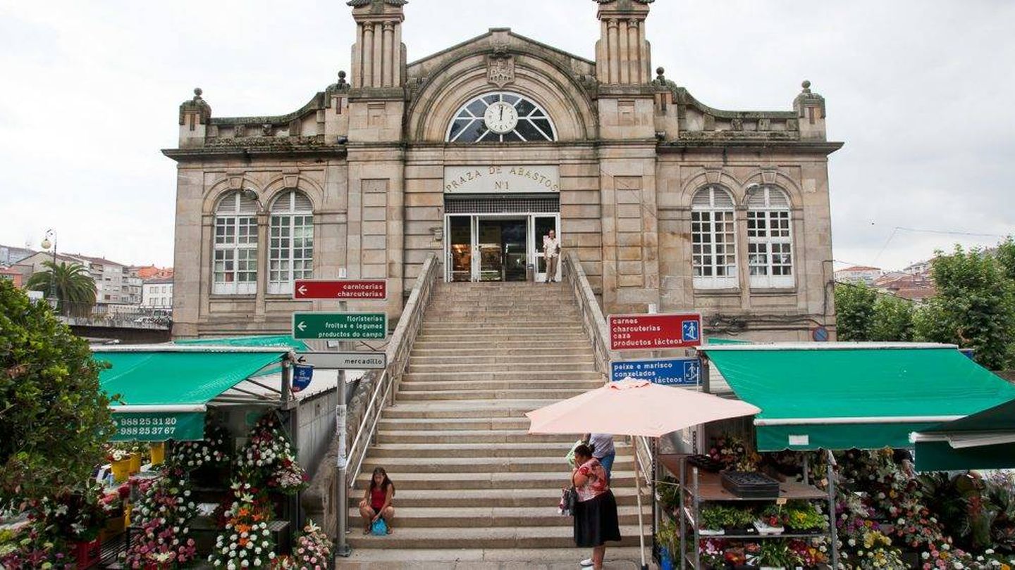 Mercado de As Burgas en Ourense. (Cortesía Turismo de Ourense)