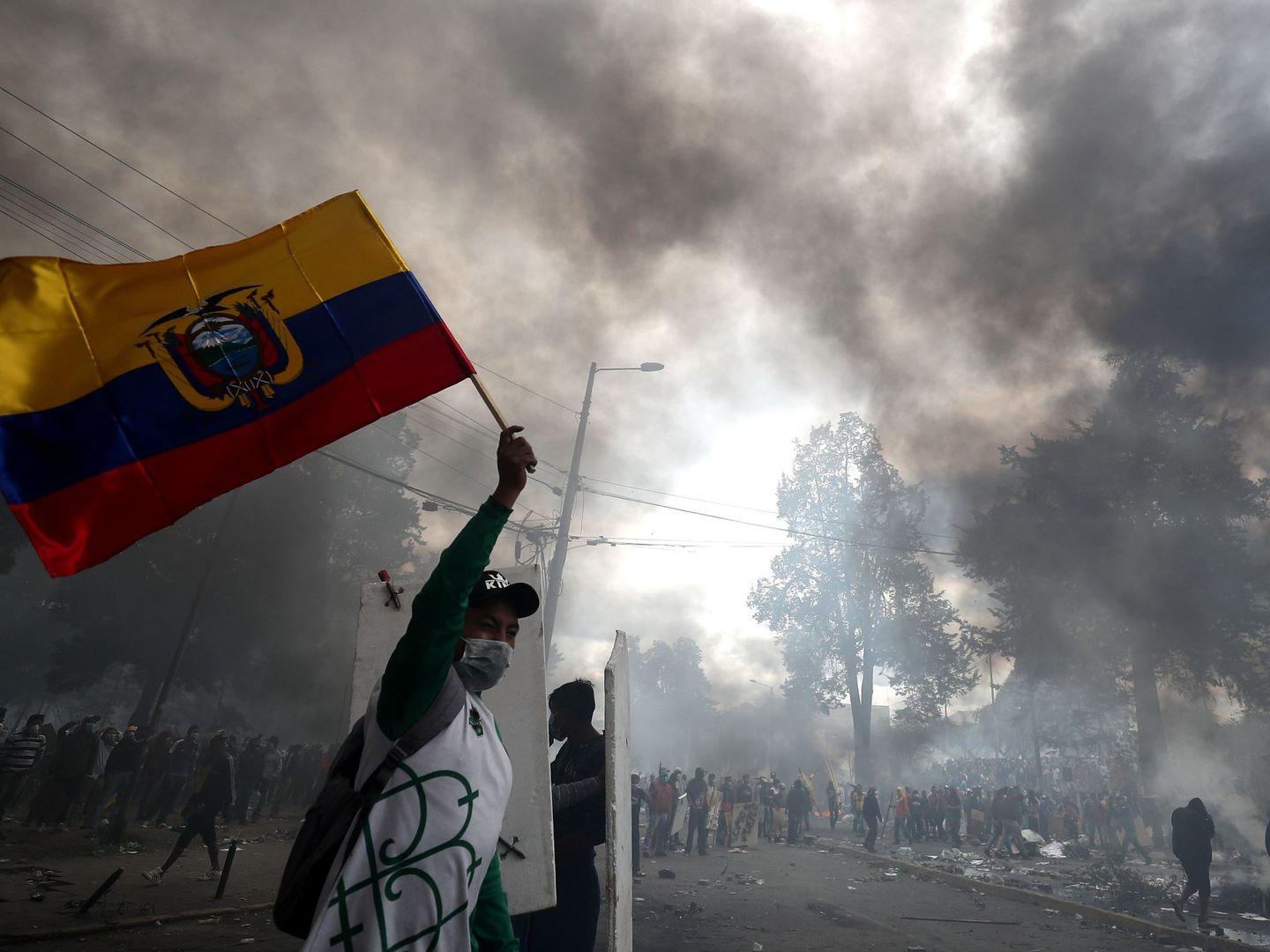 Protestas en Ecuador. (EFE)