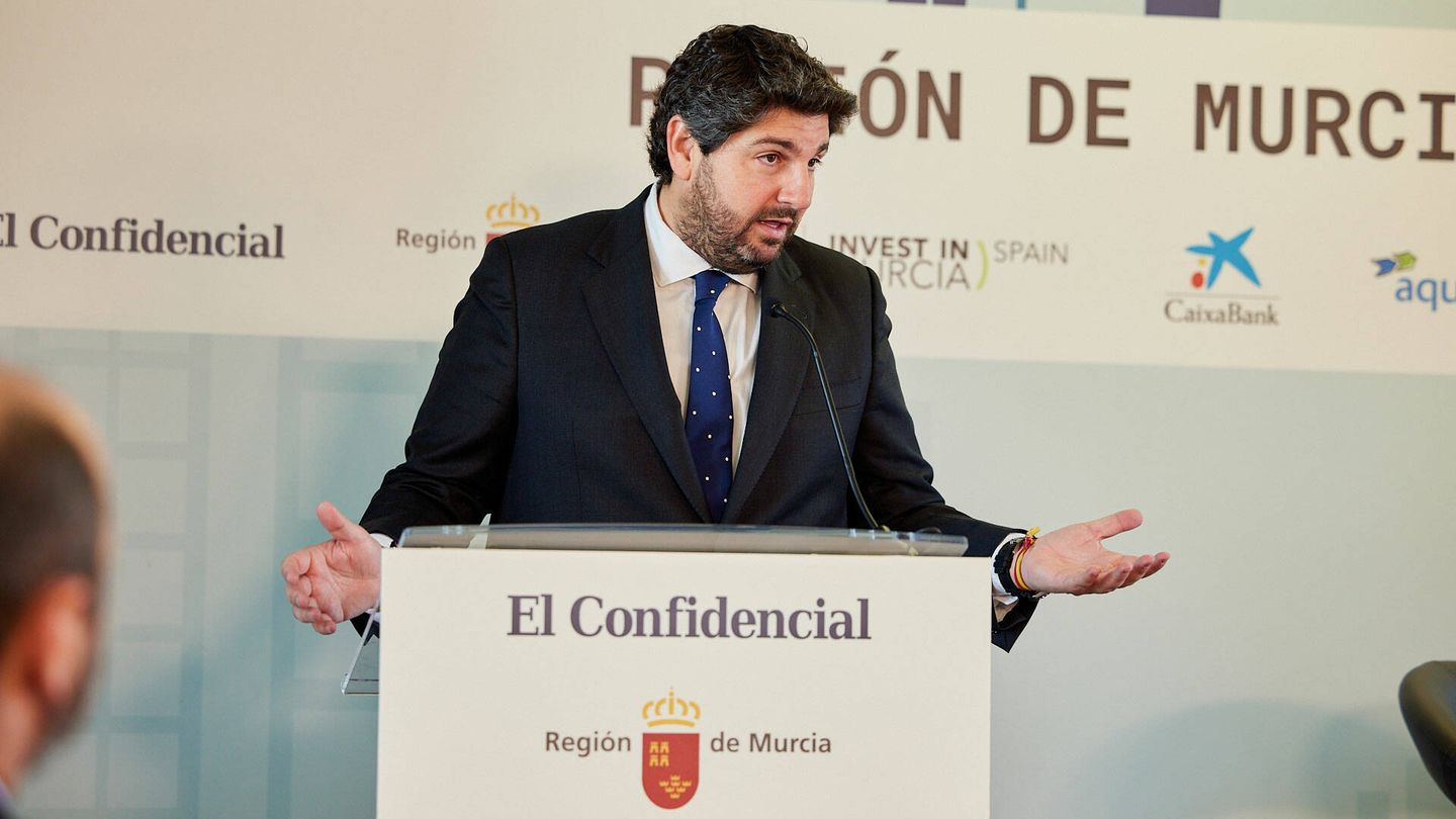Fernando López Miras, presidente de la Región de Murcia.