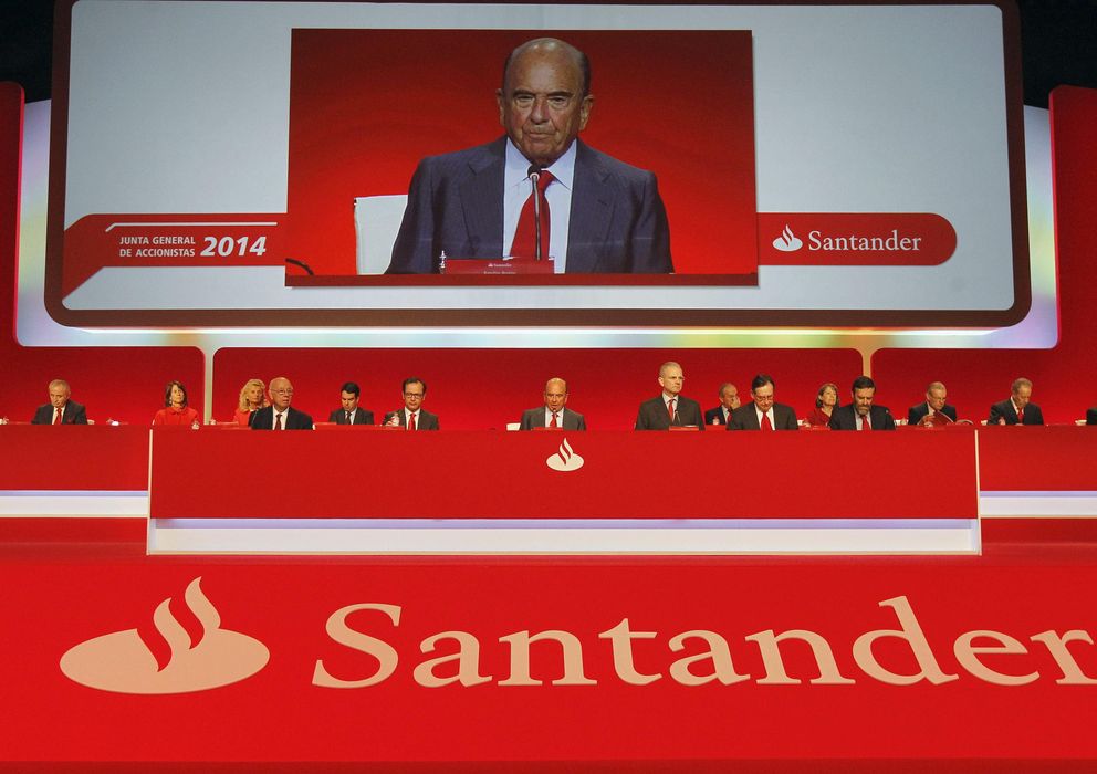 Foto: Vista general de la Junta General de Accionistas del Banco Santander. (EFE)