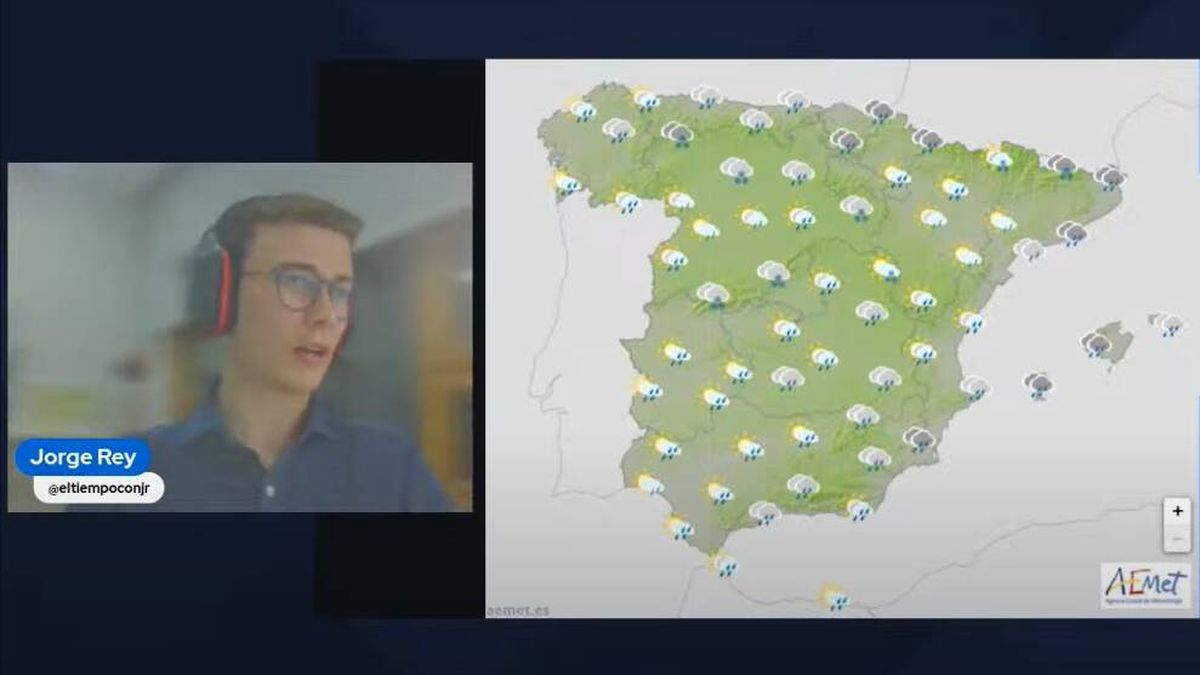 Más lluvia, nieve y vientos para estas zonas de España: Jorge Rey analiza la nueva borrasca después de Louis