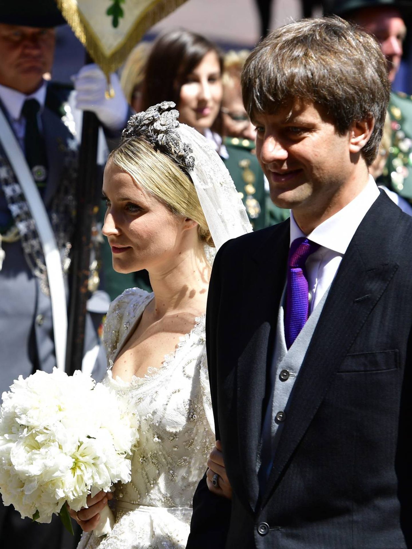 Ernesto de Hannover júnior, el día de su boda con Ekaterina Malysheva. (Getty)