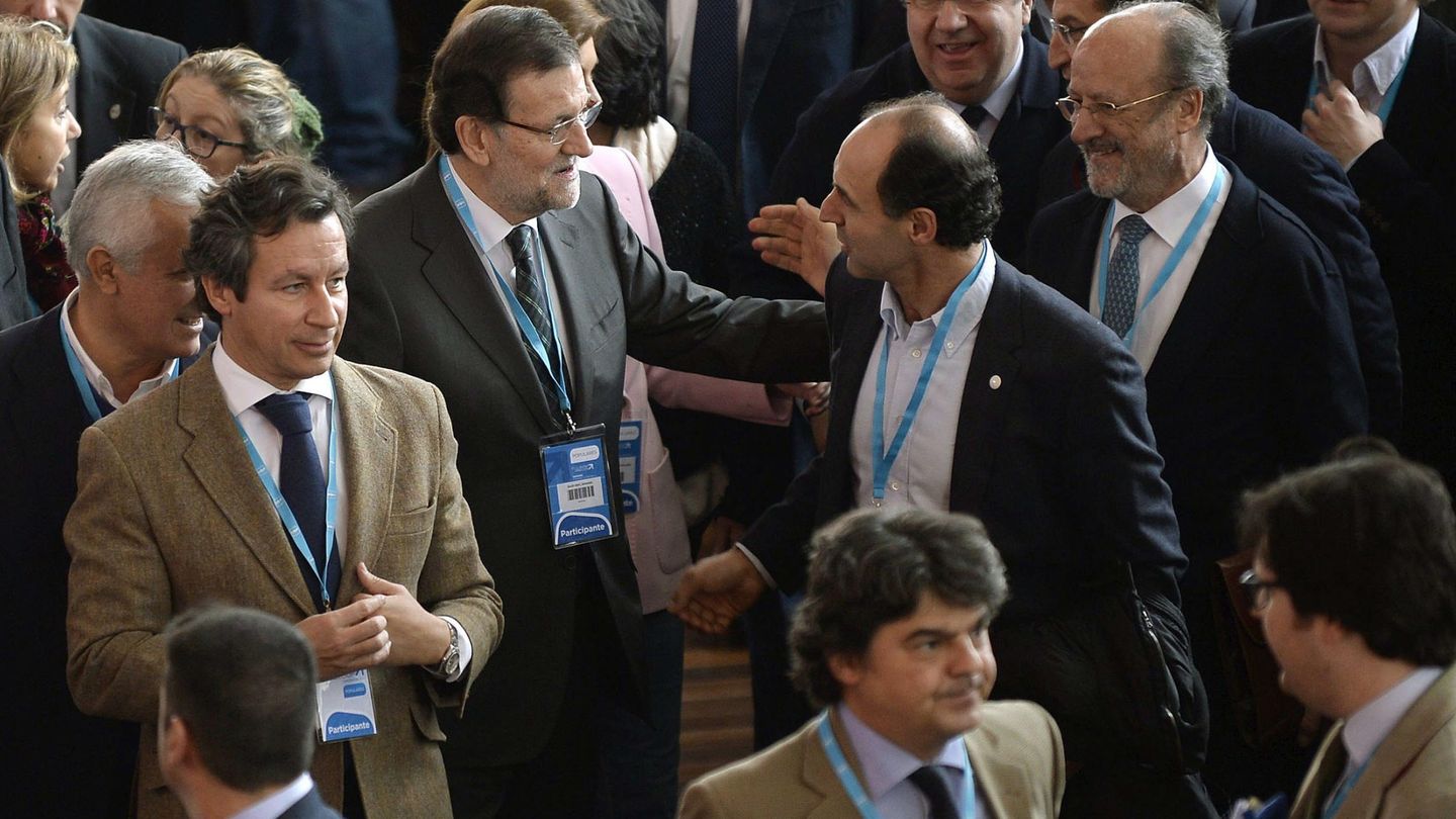 El presidente Mariano Rajoy durante la Convención Nacional del PP (Efe).