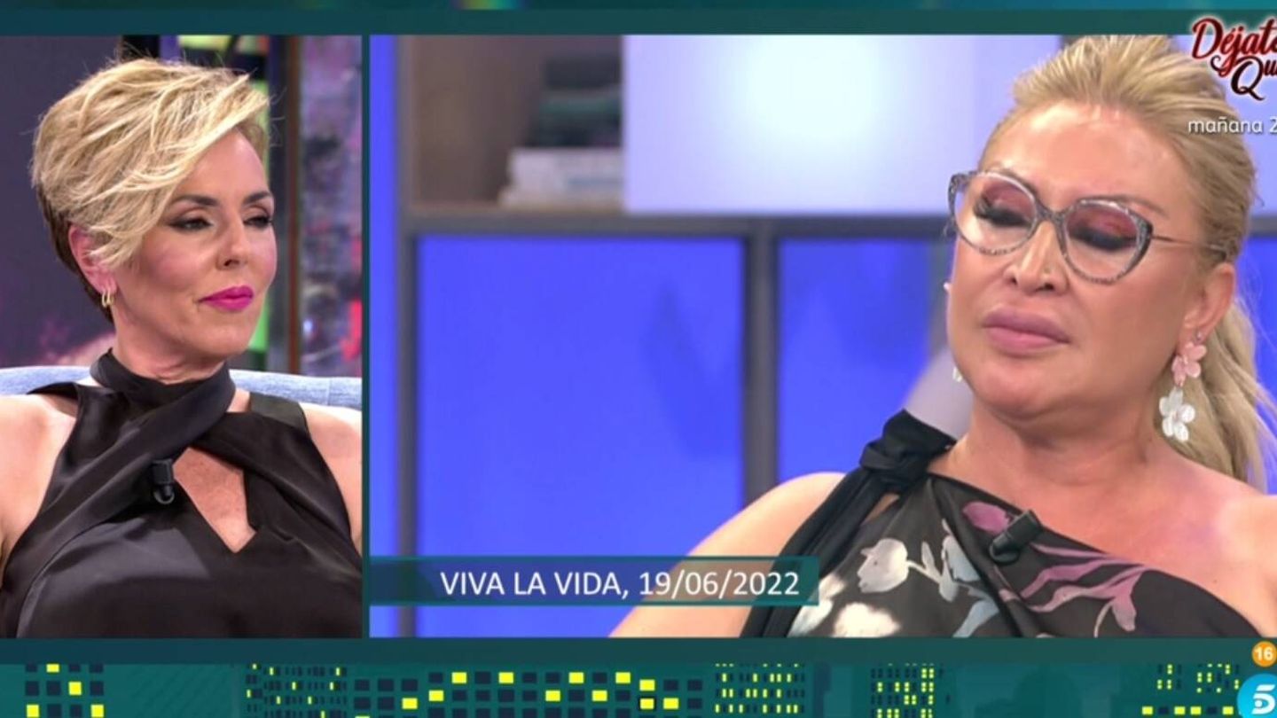 Rociíto y Raquel Mosquera. (Telecinco).