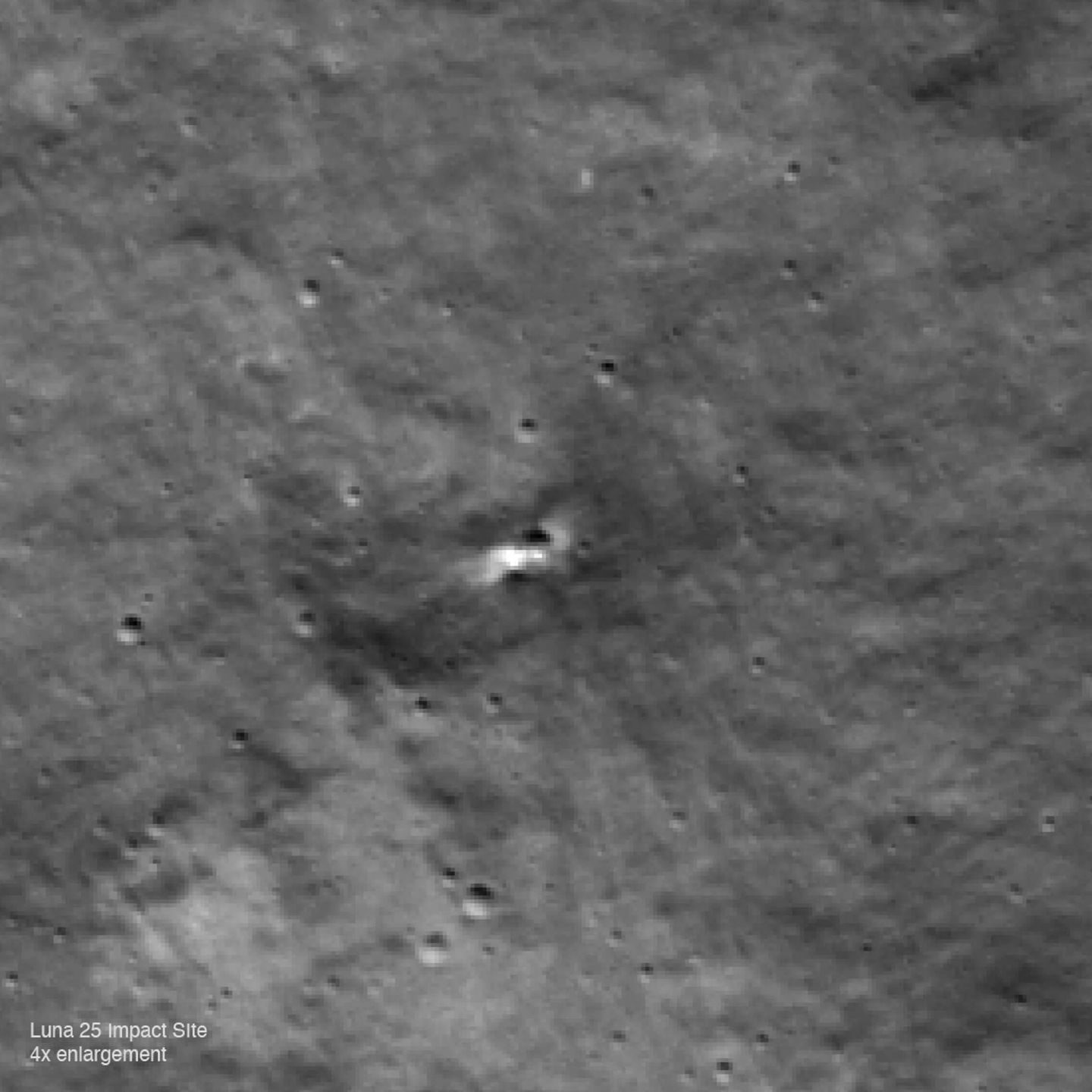 Ampliación del cráter. (NASA)
