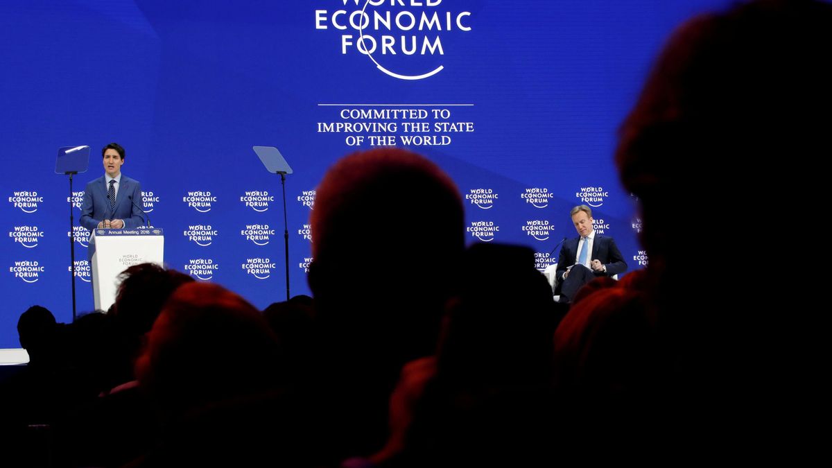 Davos: EEUU niega el proteccionismo y Trudeau se vuelca con los 'olvidados'