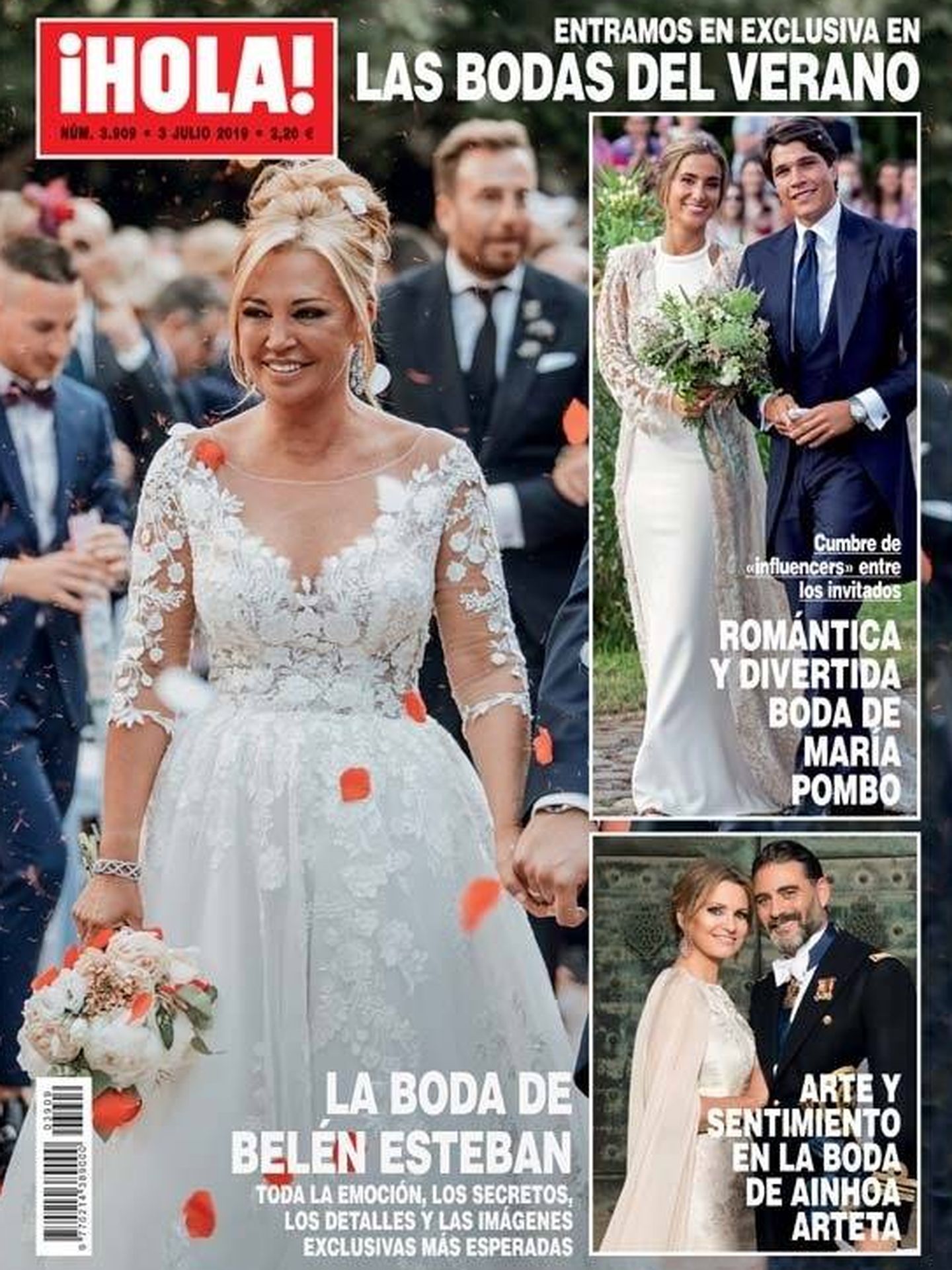 Primeras imágenes de la boda de Belén Esteban en la portada de ¡Hola!