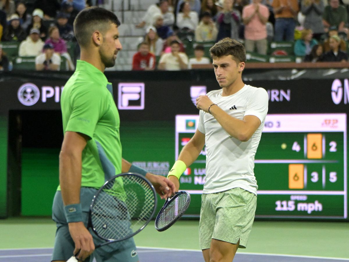 Foto: Djokovic y Nardi, en Indian Wells. (Jayne Kamin/Oncea/USA TODAY)