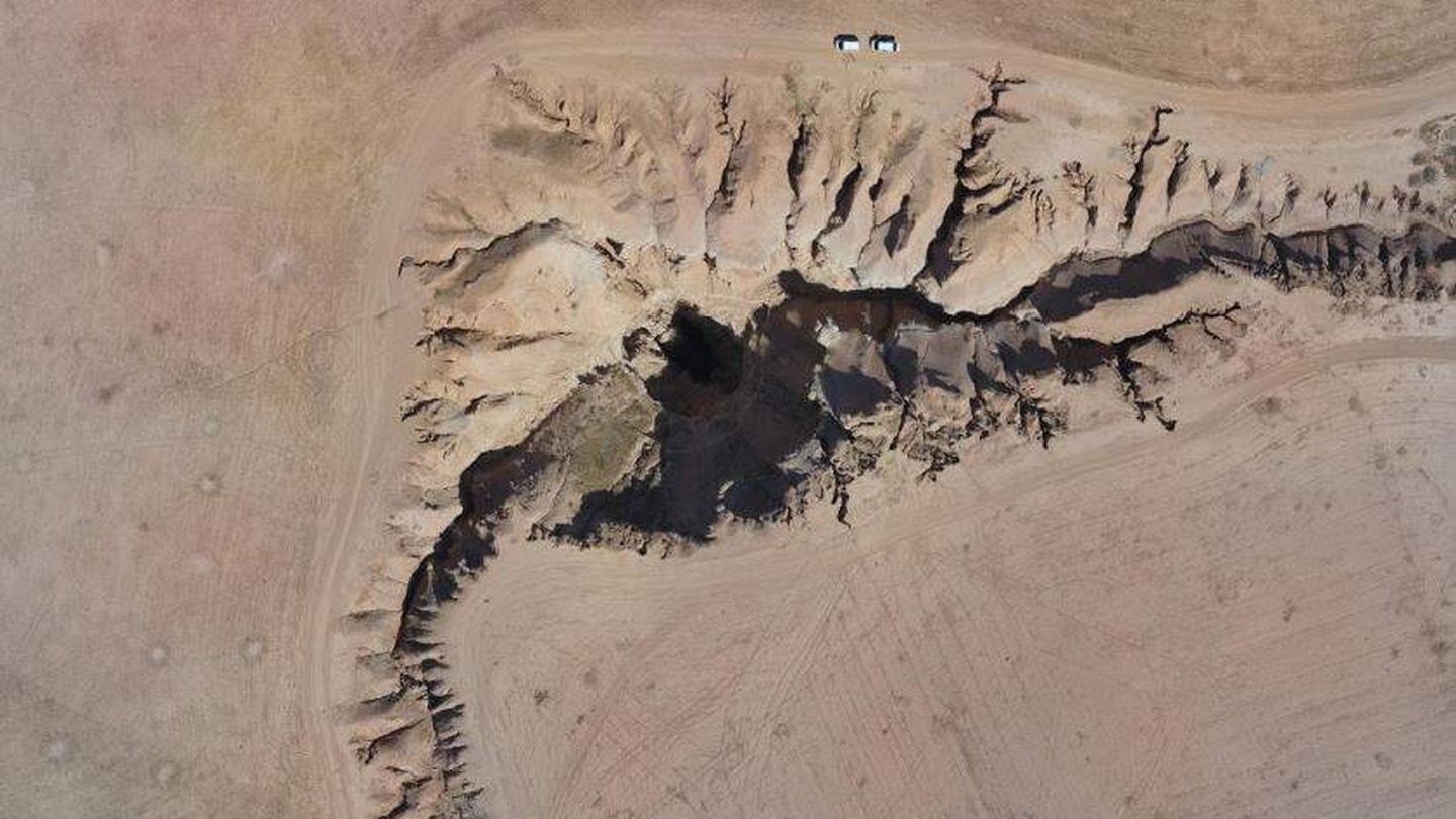 Imagen del cañón de Al Hota (Siria) tomada desde un 'drone' (HRW)