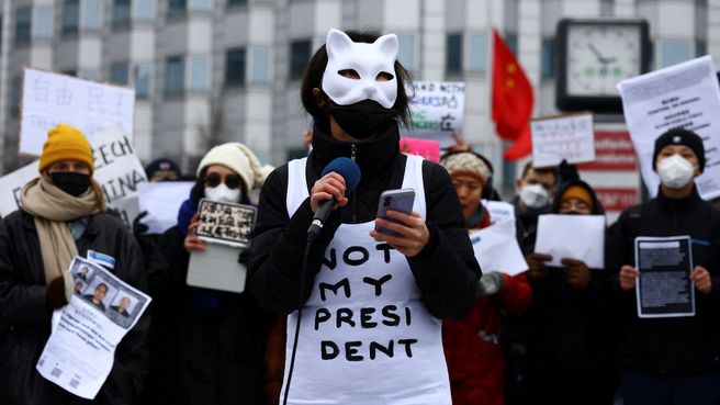 Foto de Protestas en Berlín por el covid cero en China