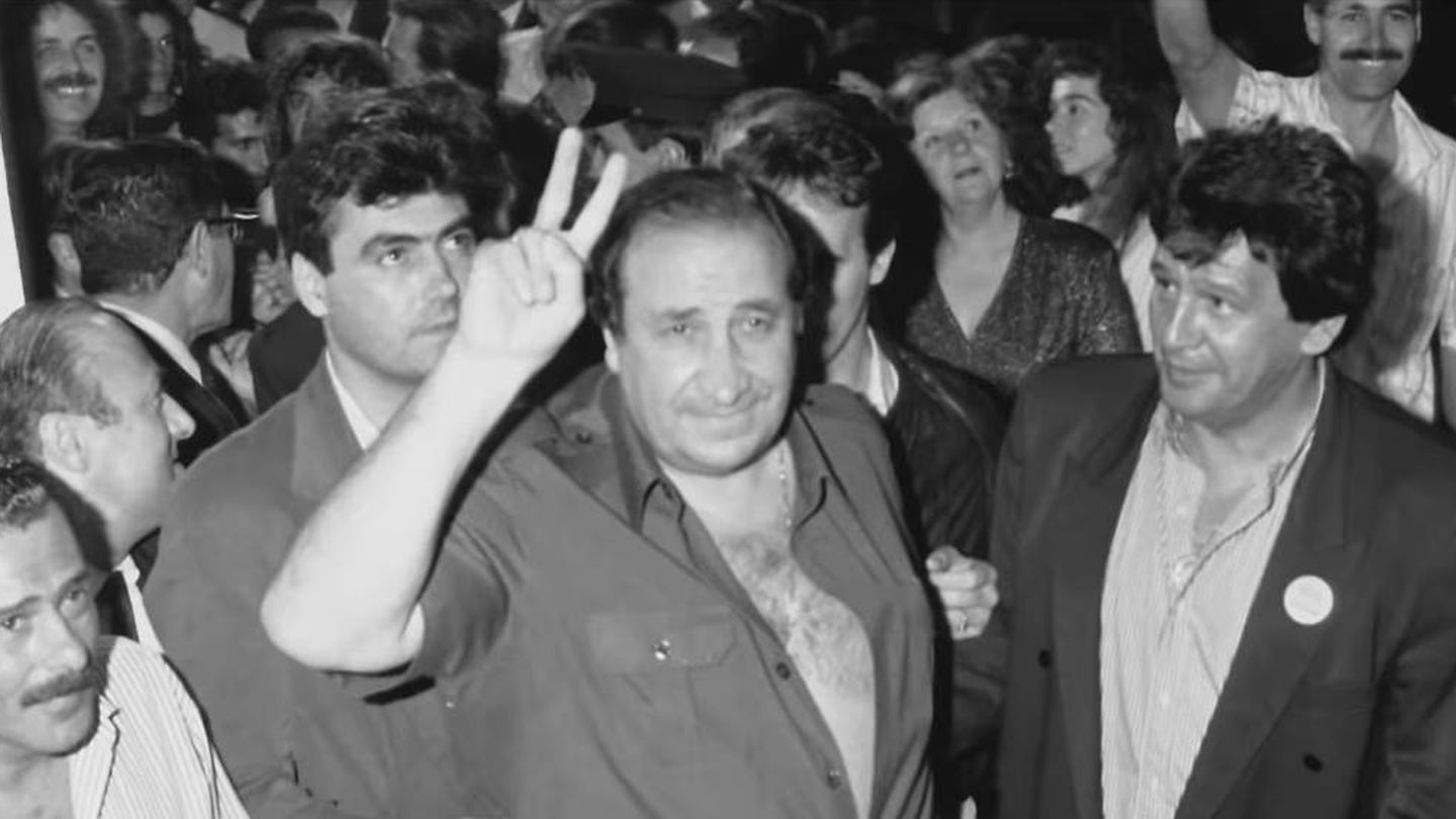 Jesús Gil, durante la campaña electoral. (HBO)