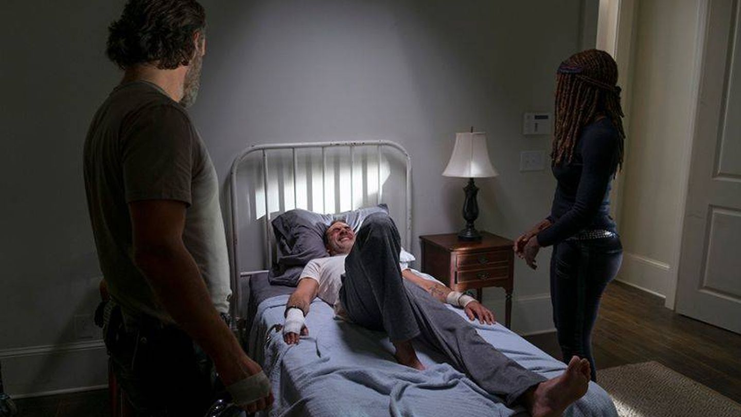 Negan, preso de Rick y los suyos en 'The Walking Dead'.