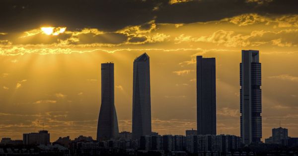 Foto: El 'skyline' de Madrid. 