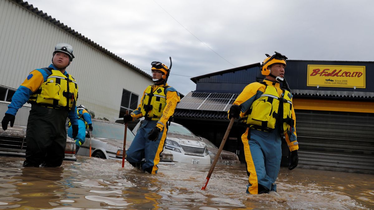 Al menos 68 muertos y 15 desaparecidos en Japón por el paso del tifón Hagibis