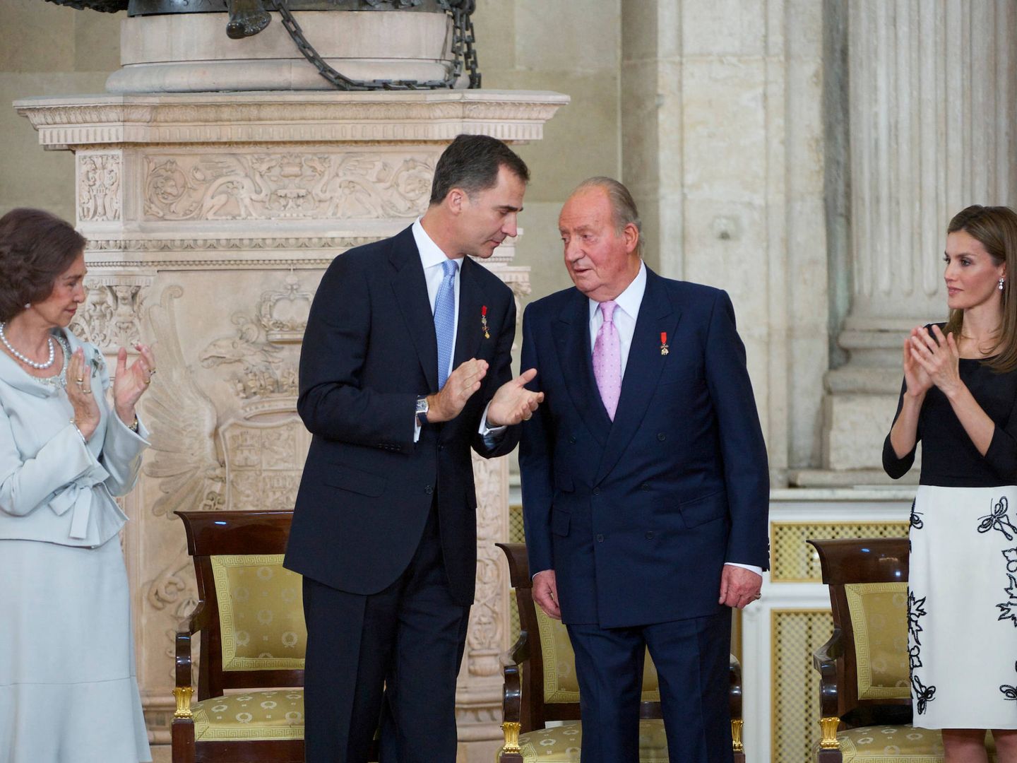 Sesión de abdicación de Juan Carlos I. (Reuters)