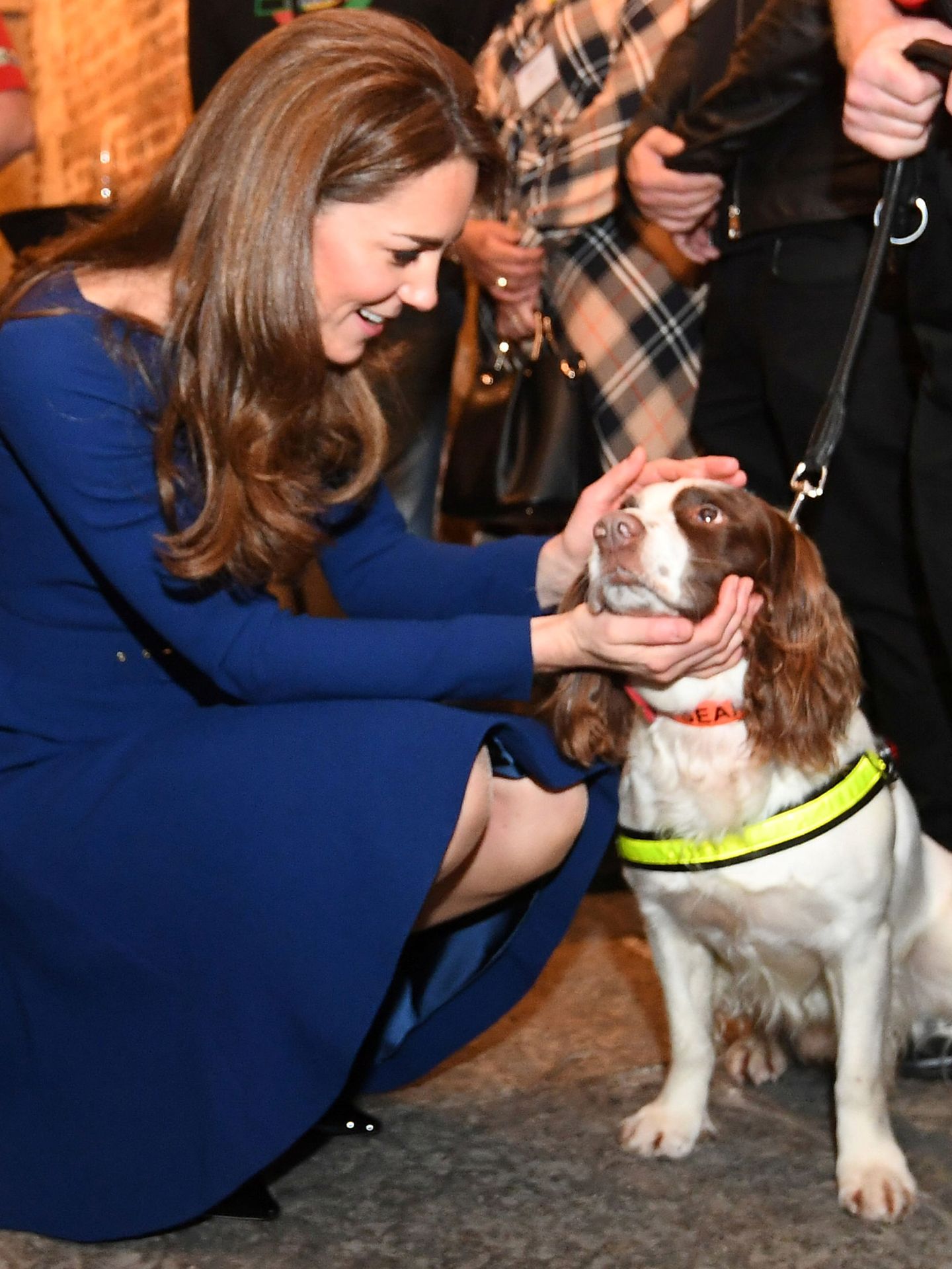 Kate con un perrito. (Reuters)