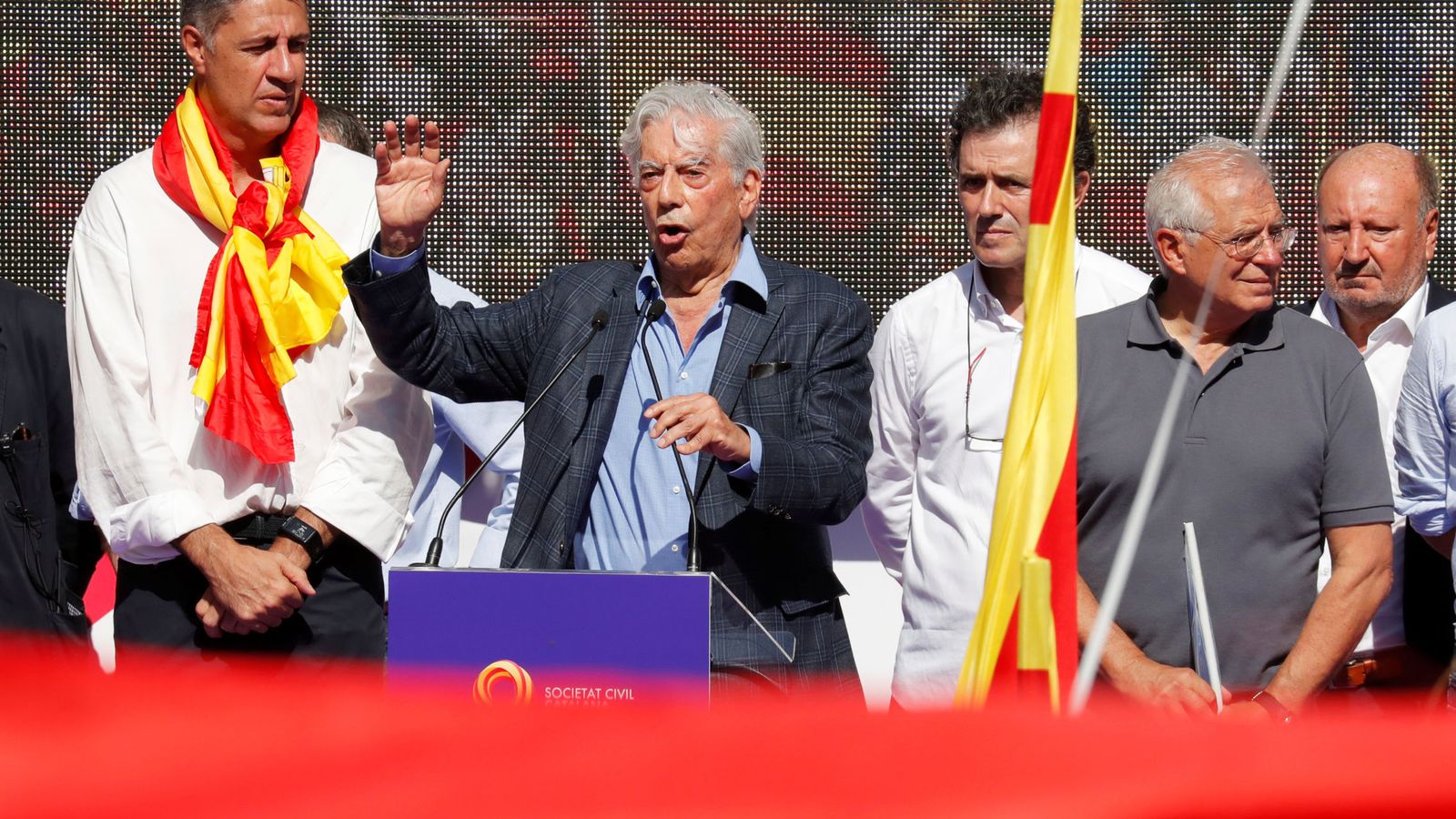 Foto: El Premio Nobel de Literatura Mario Vargas Llosa.