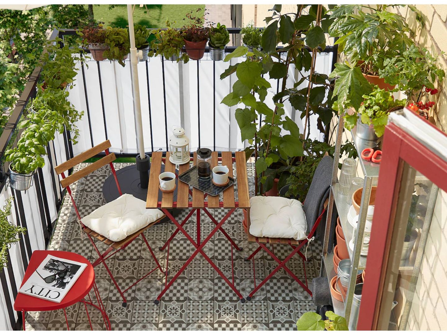Ikea nos inspira para redecorar nuestro balcón. (Cortesía)