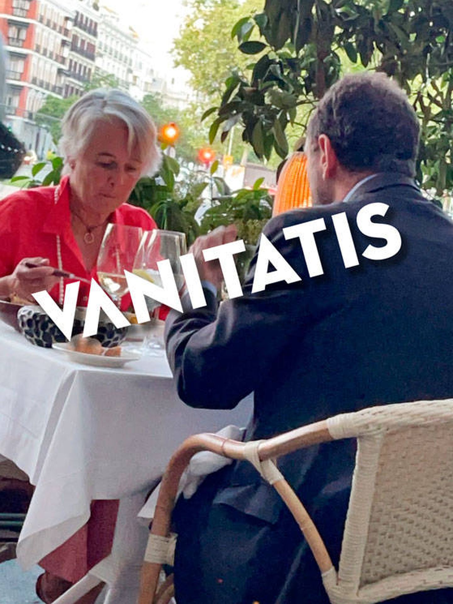 Una imagen de la cena entre Mónica Ridruejo y Luis Gasset.(Vanitatis)