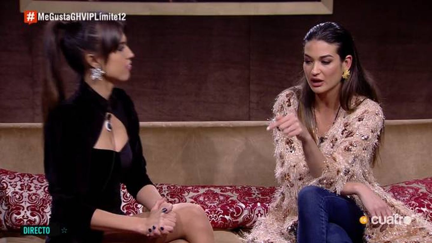 Sofía y Estela, en 'GH VIP 7'. (Telecinco)