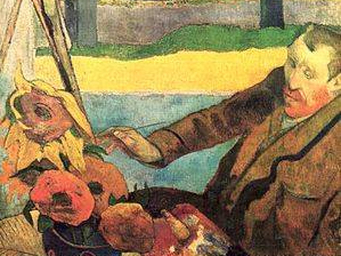 'Van Gogh pintando girasoles', por Paul Gauguin (1888)