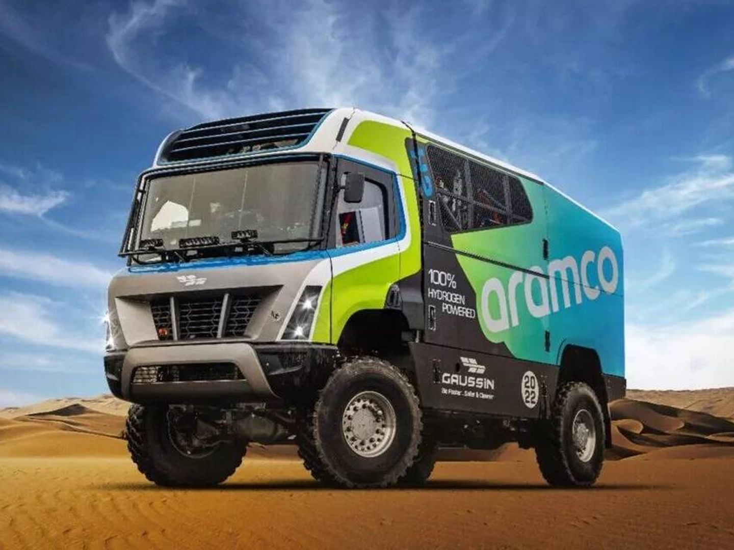 Aramco ya está desarrollando actividades en competición relacionadas con el hidrógeno en el Rallye Dakar. (Aramco)