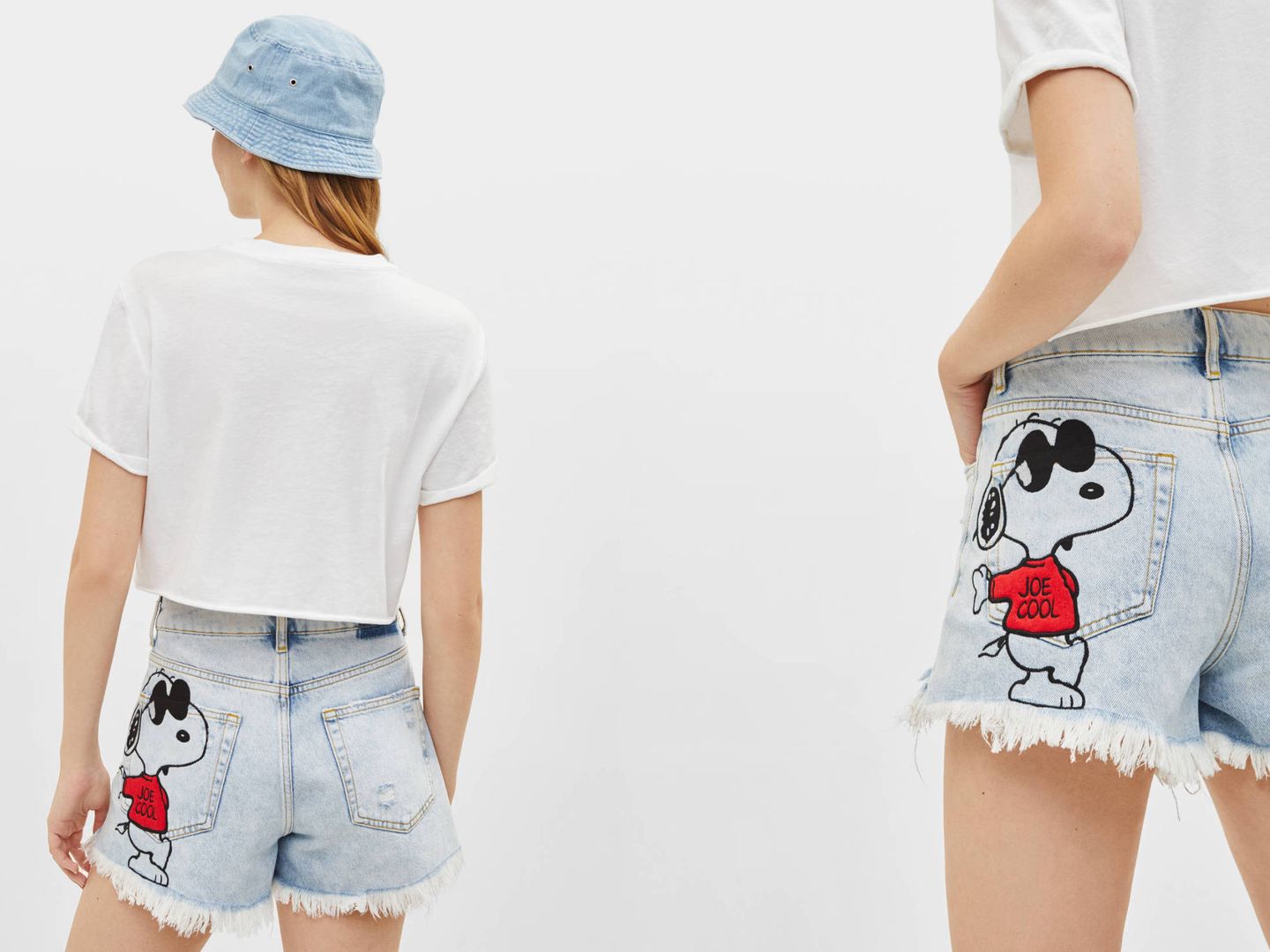 Shorts de Snoopy en Bershka (25,99 euros).