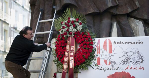 Foto: Homenaje a los abogados de Atocha. (EFE)