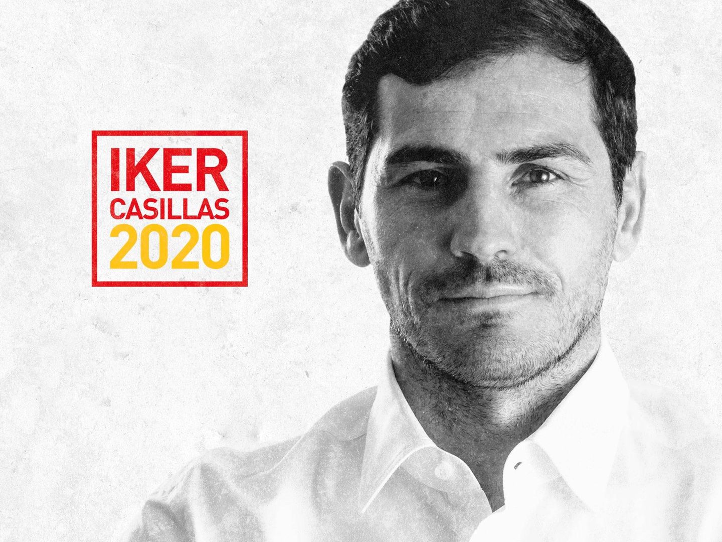 Imagen de la candidatura de Iker Casillas a la presidencia de la RFEF