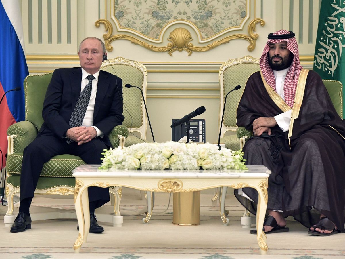 Foto: Reunión de Putin y Mohammed bin Salman en Riad 