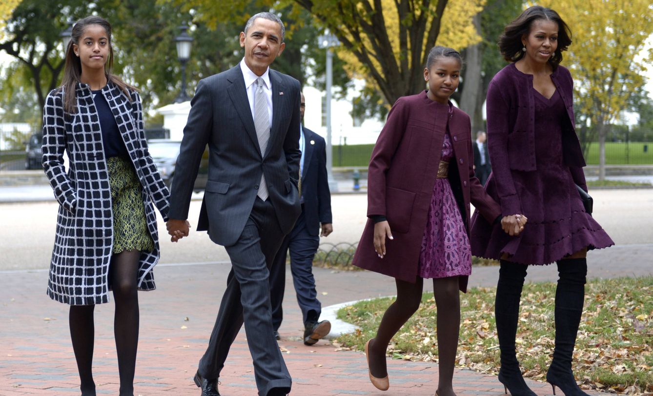 Foto: La familia Obama en una imagen de archivo (Gtres)