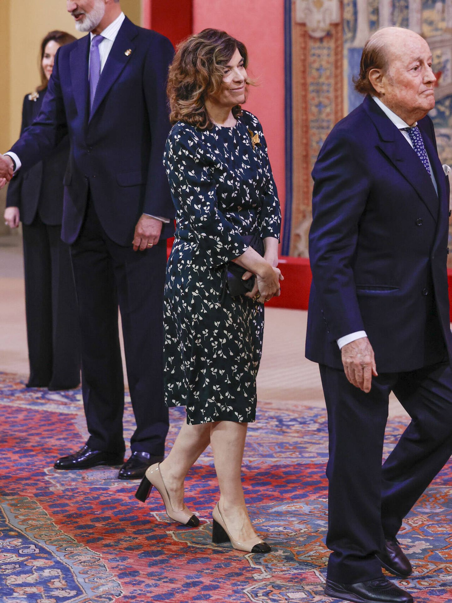 Xandra Falcó acudió a la cita en el Palacio Real de El Pardo. (Gtres)