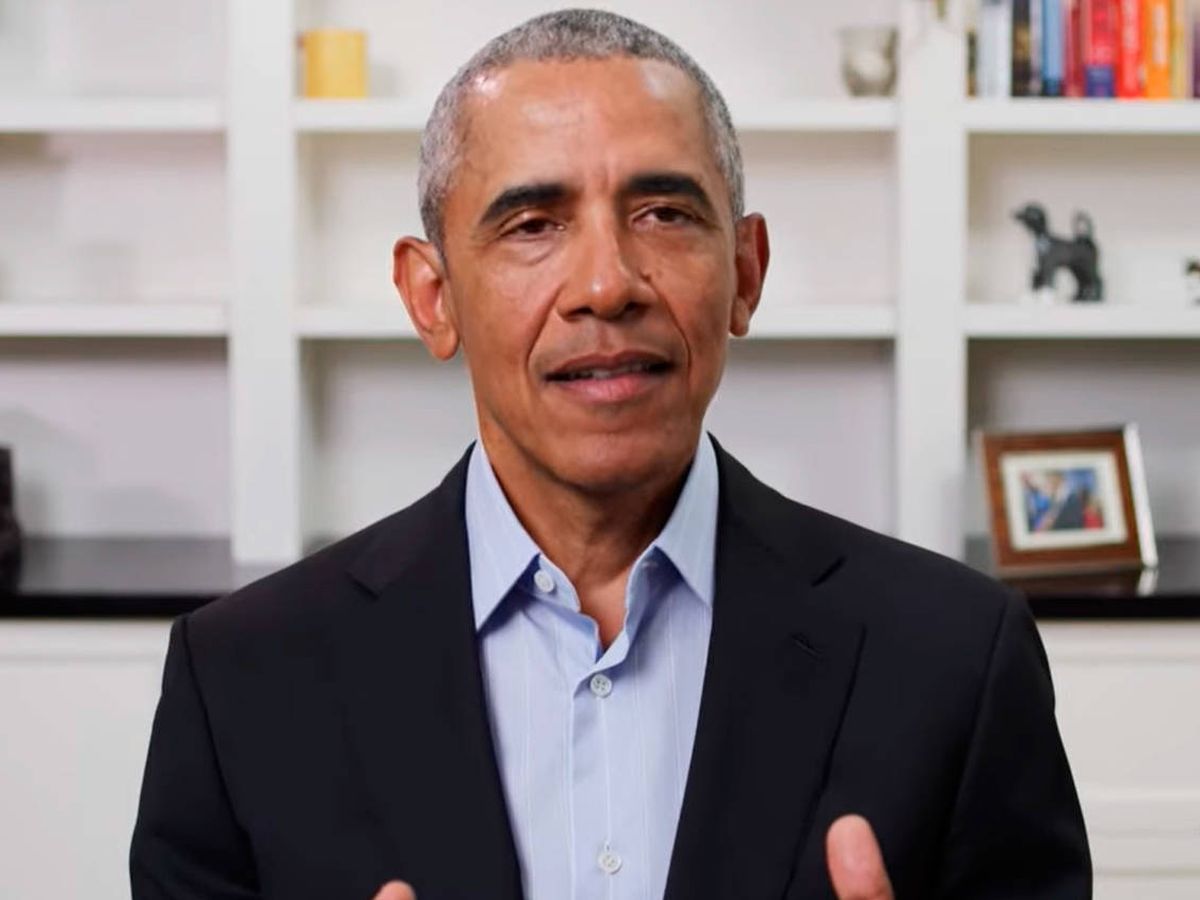 Foto: Barack Obama, durante su discurso a la generación de 2020 que se gradúa este año (Foto: YouTube)