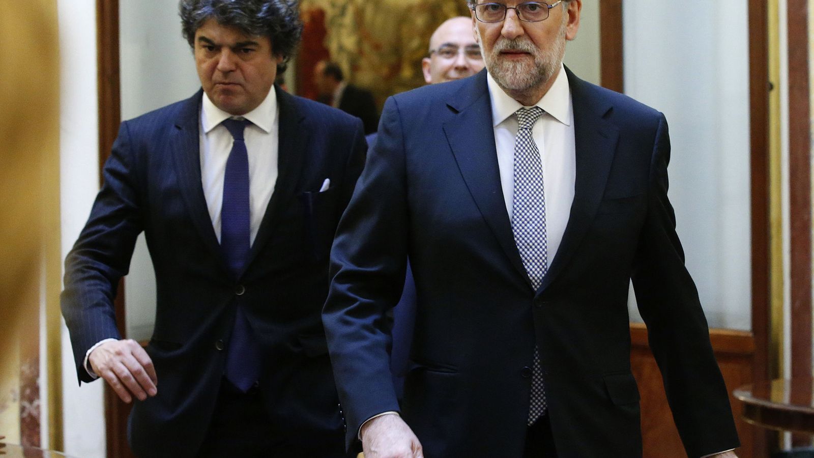 Foto: Mariano Rajoy junto a Jorge Moragas. (Efe)