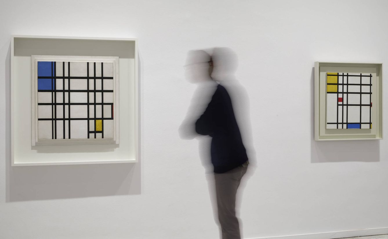 La exposición 'Mondrian y De Stilj', en el Reina Sofía de Madrid. 