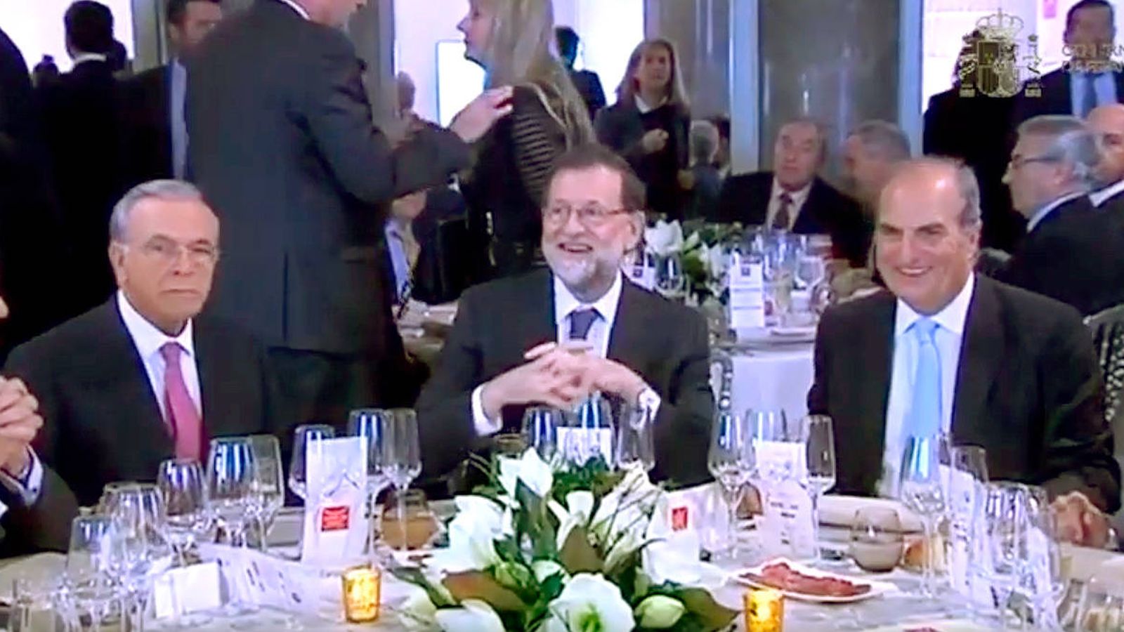 Foto: El banquero coincidió con Rajoy el pasado 22 de octubre en la entrega de los premios de Foment del Treball.