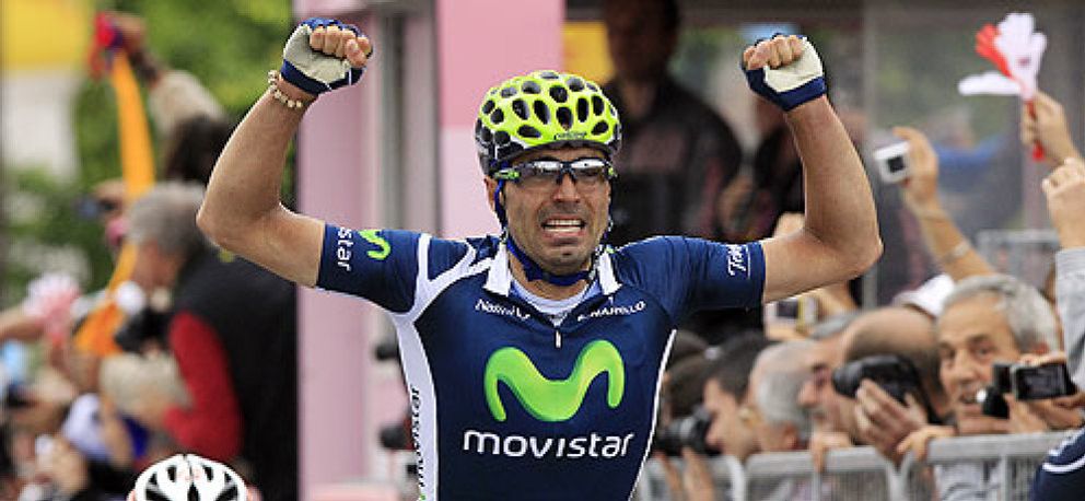 Foto: Fran Ventoso gana al sprint la novena etapa del Giro y Hesjedal conserva la 'maglia'