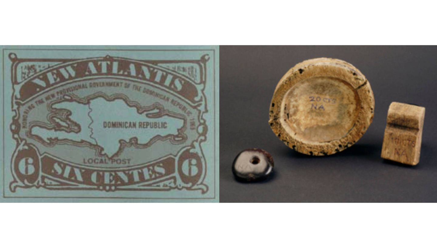 Ejemplares de billete y monedas. (Fuente: New Atlantis collection)
